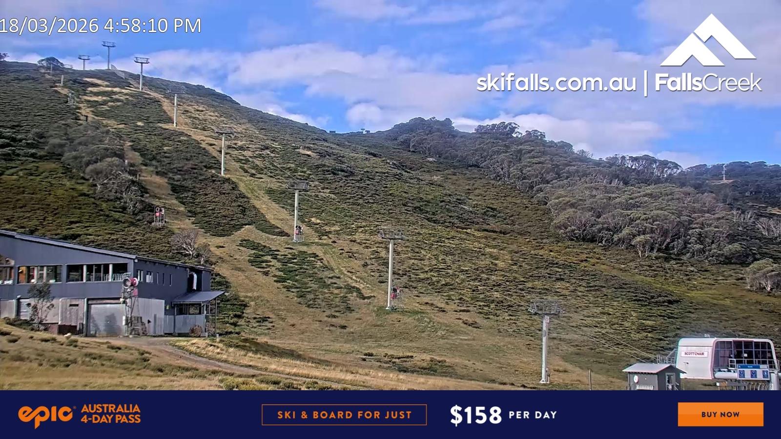 Webcam Falls Creek: Scott Chair Botom