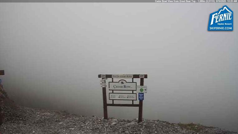 Webcam Fernie: Cedar Bowl
