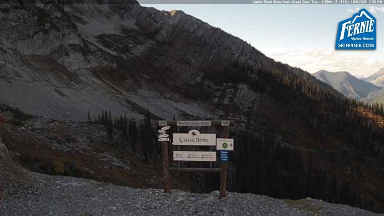 Webcam Fernie: Cedar Bowl
