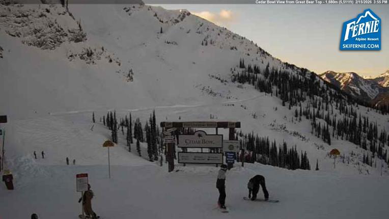 Webcam Fernie: Cedar Bowl