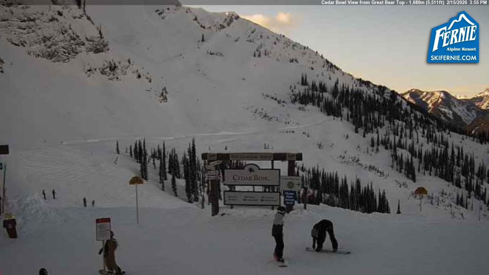 Webcam Fernie: Cedar Bowl