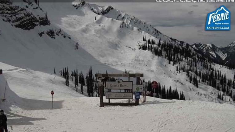 Webcam Fernie: Cedar Bowl