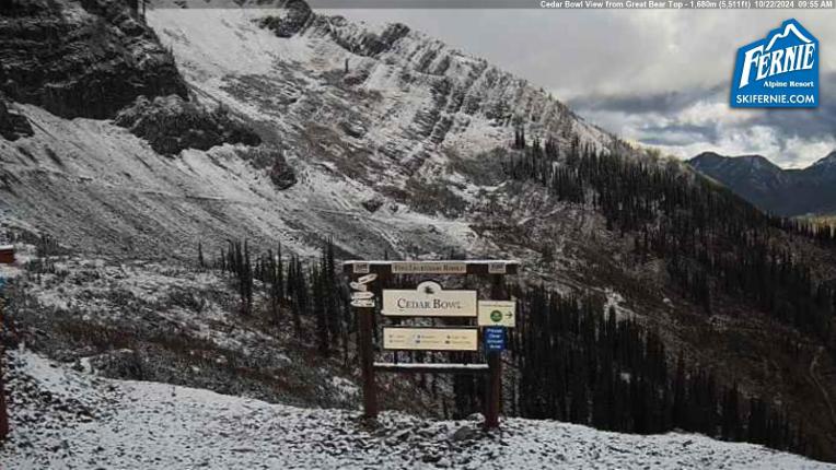 Webcam Fernie: Cedar Bowl