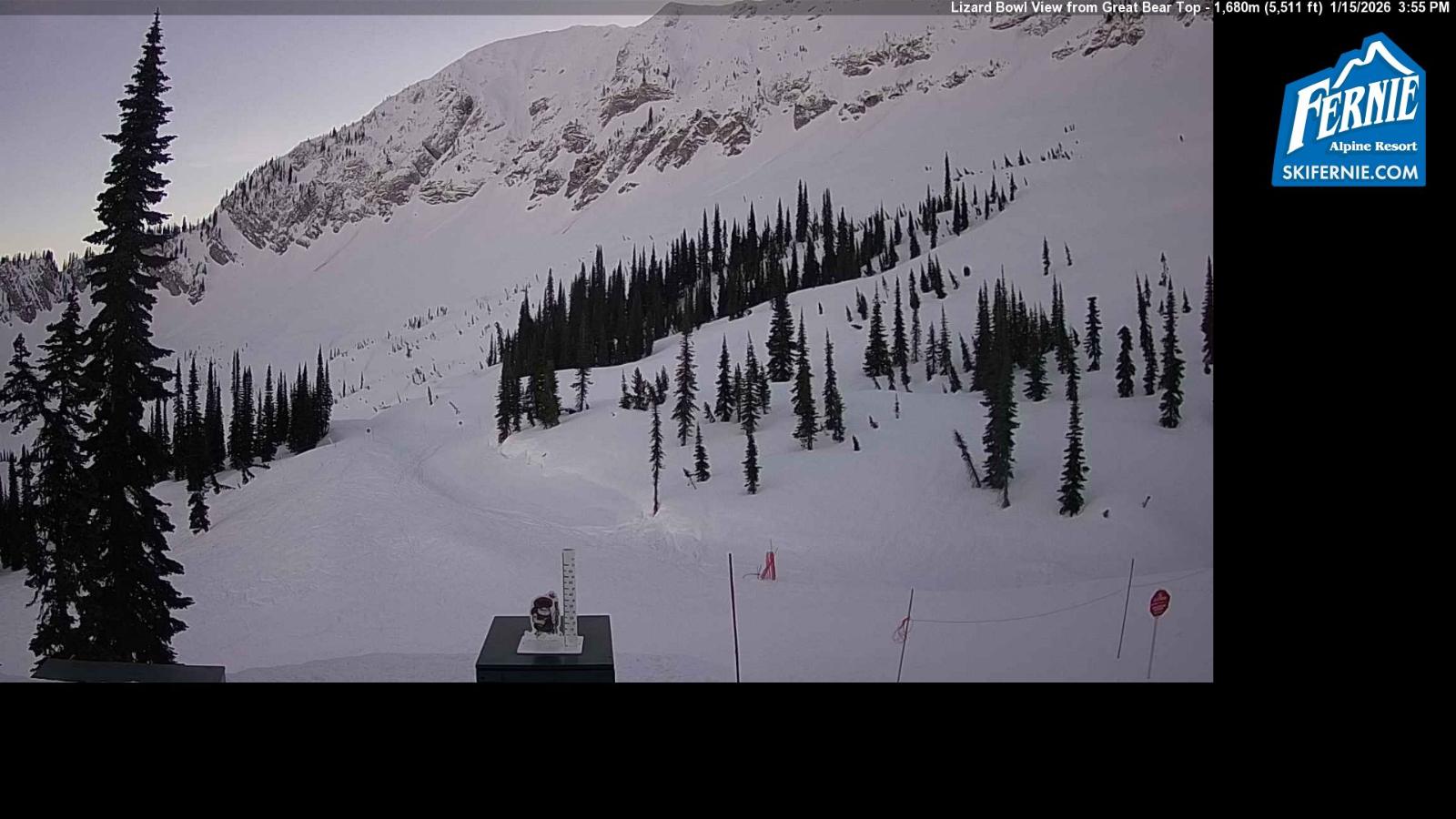 Webcam Fernie: Lizard Bowl