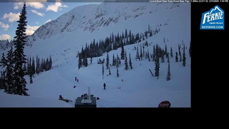 Webcam Fernie: Lizard Bowl