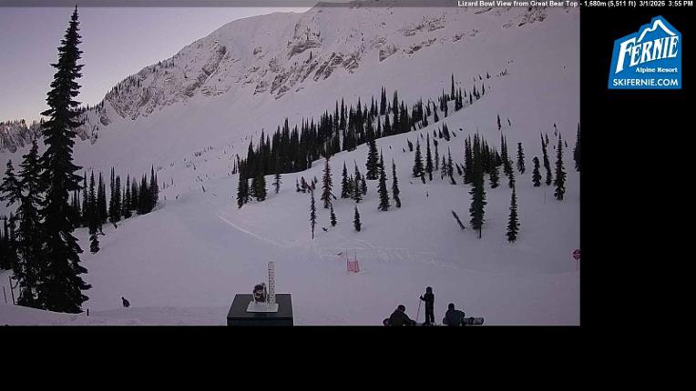 Webcam Fernie: Lizard Bowl