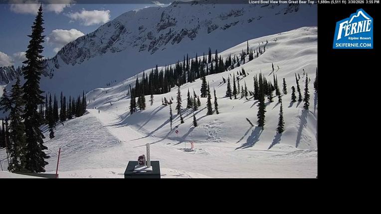 Webcam Fernie: Lizard Bowl