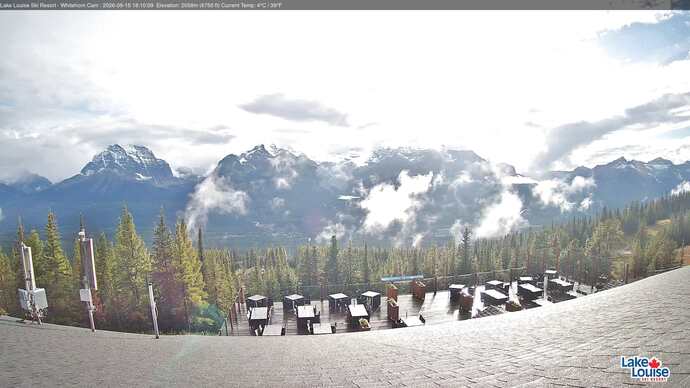 Webcam Fernie: Whitehorn Bistro Patio