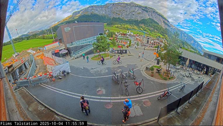Webcam Flims Laax Falera: Flims Station