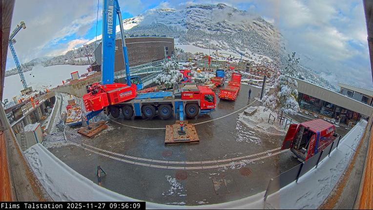Webcam Flims Laax Falera: Flims Station