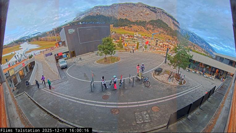 Webcam Flims Laax Falera: Flims Station