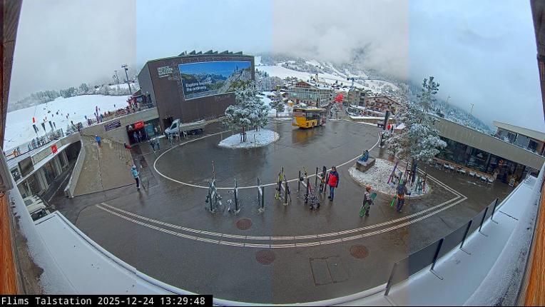 Webcam Flims Laax Falera: Flims Station