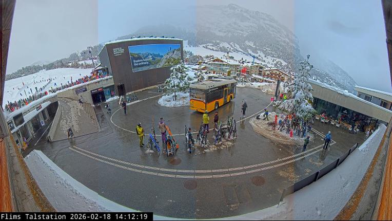 Webcam Flims Laax Falera: Flims Station
