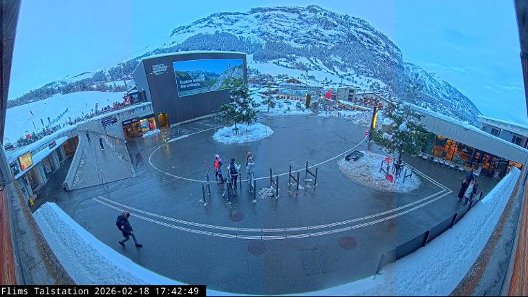 Webcam Flims Laax Falera: Flims Station