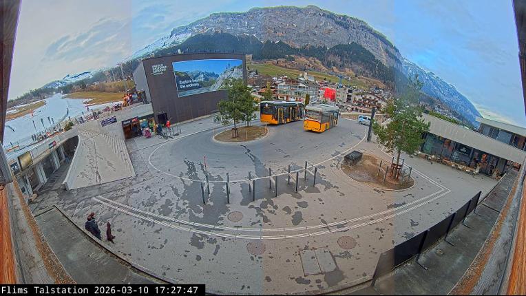 Webcam Flims Laax Falera: Flims Station