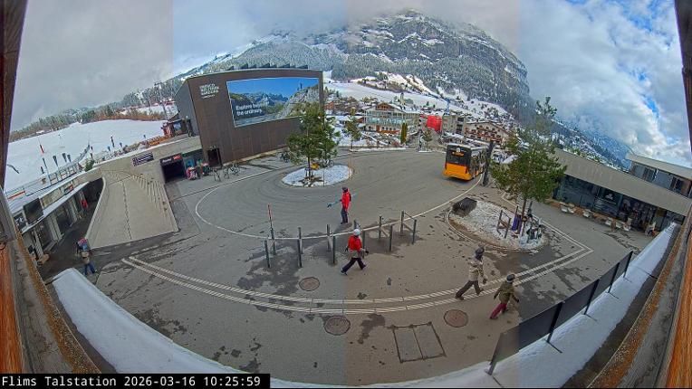 Webcam Flims Laax Falera: Flims Station