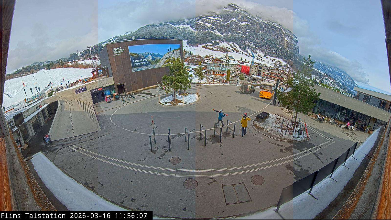 Webcam Flims Laax Falera: Flims Station
