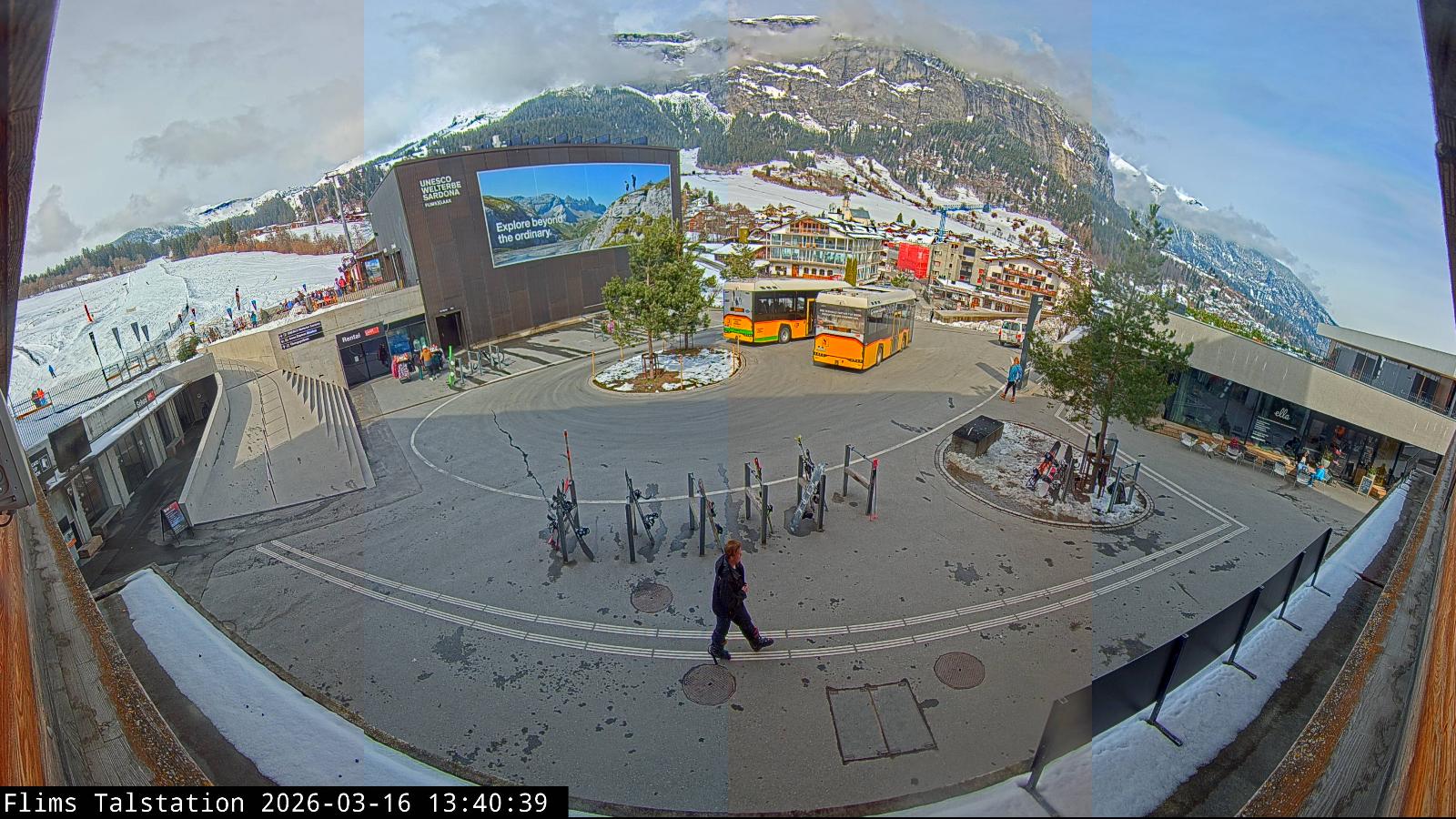 Webcam Flims Laax Falera: Flims Station