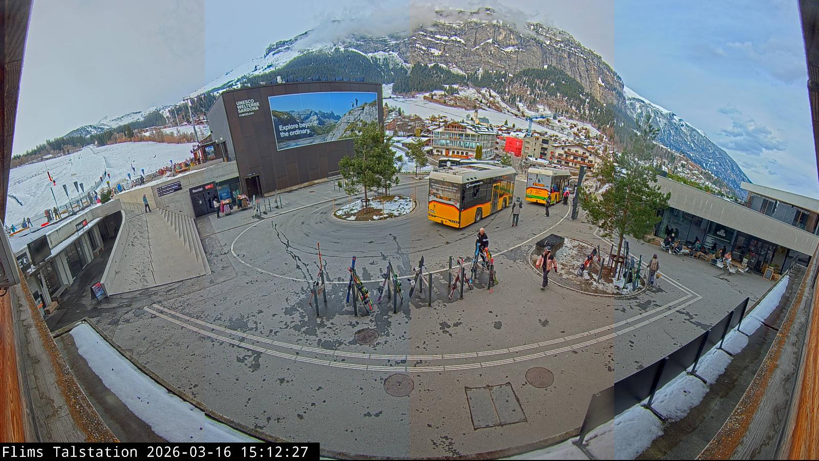 Webcam Flims Laax Falera: Flims Station