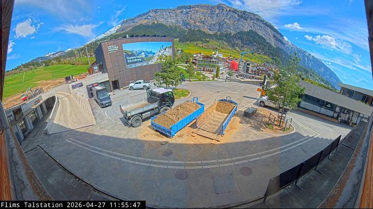 Webcam Flims Laax Falera: Flims Station