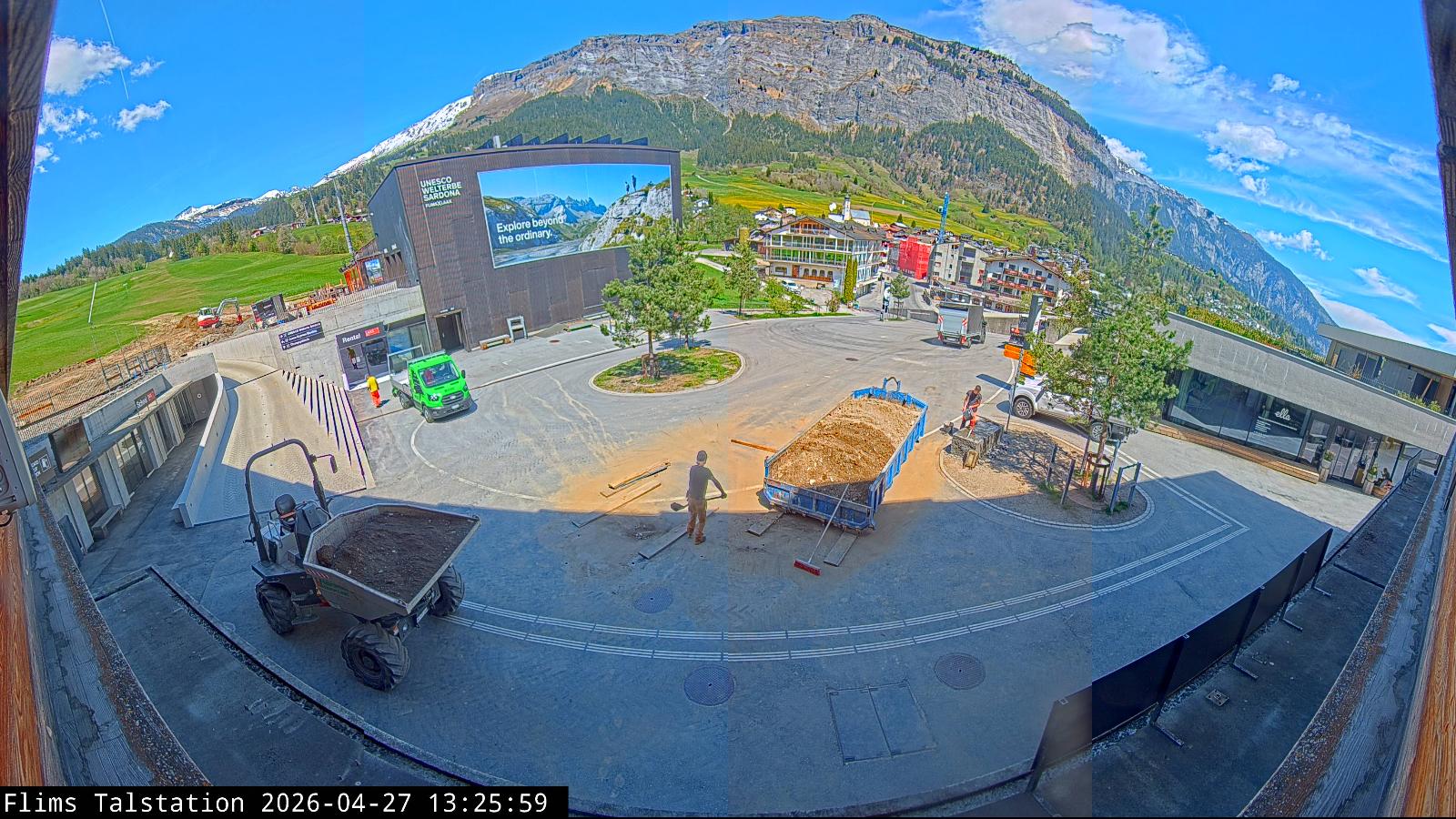 Webcam Flims Laax Falera: Flims Station