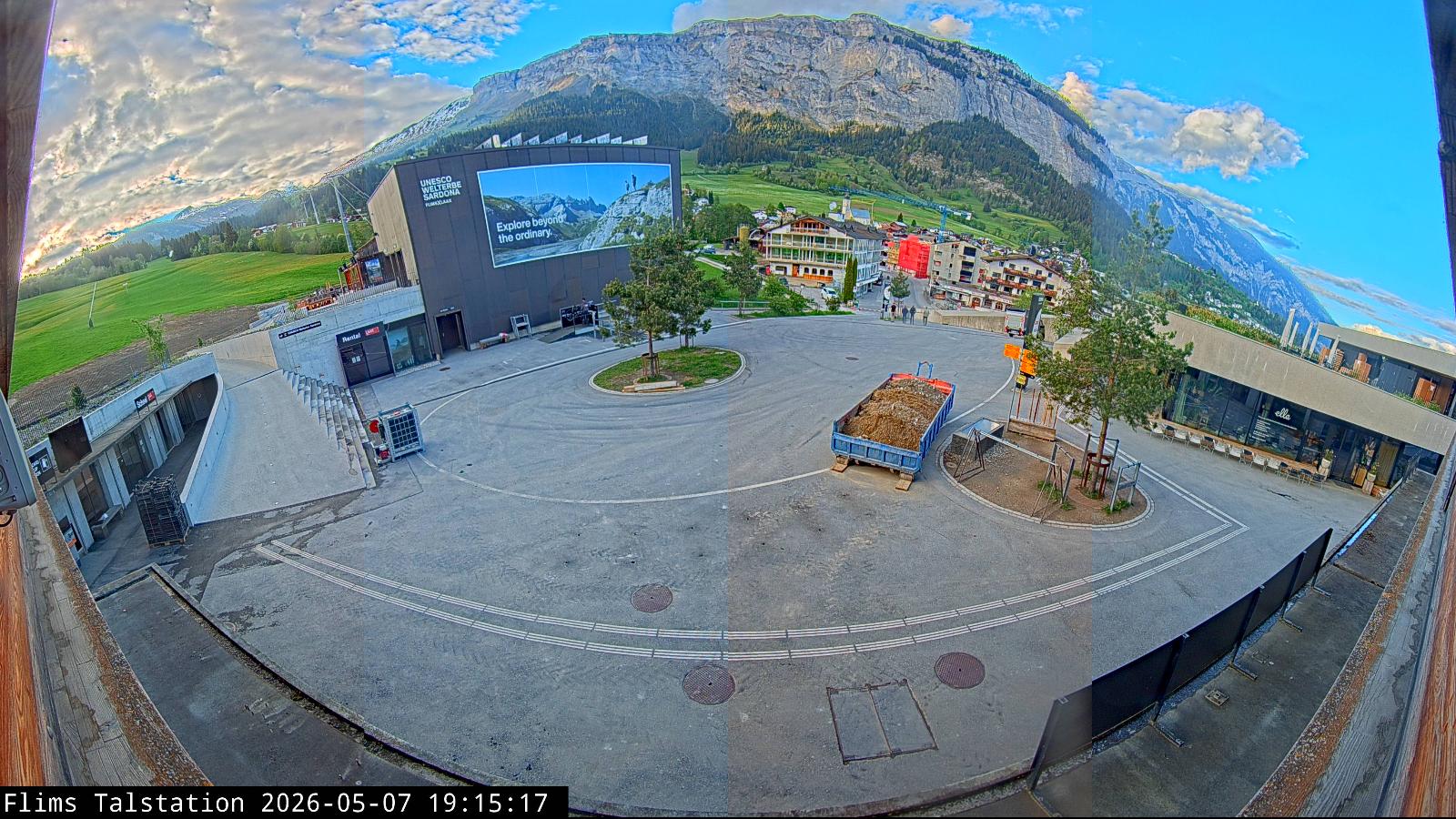Webcam Flims Laax Falera: Flims Station