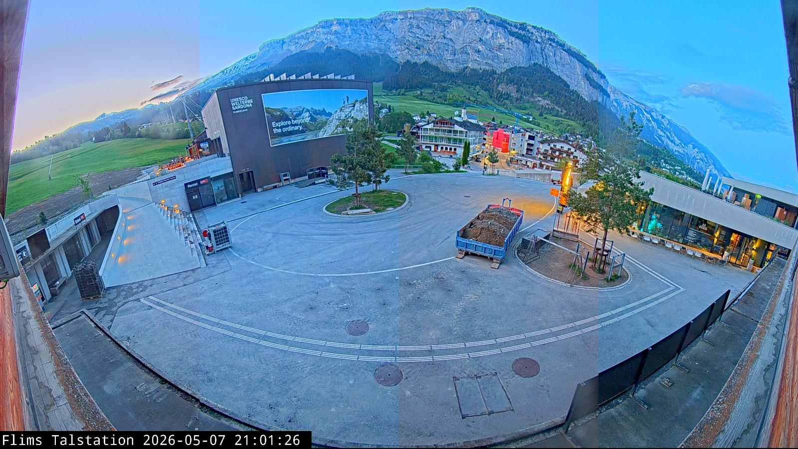 Webcam Flims Laax Falera: Flims Station