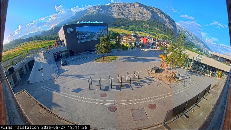 Webcam Flims Laax Falera: Flims Station