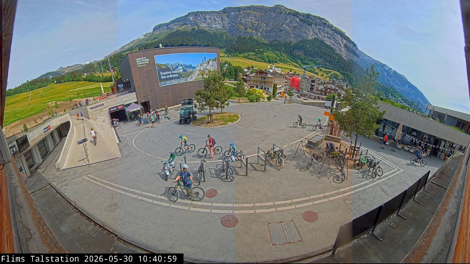 Webcam Flims Laax Falera: Flims Station