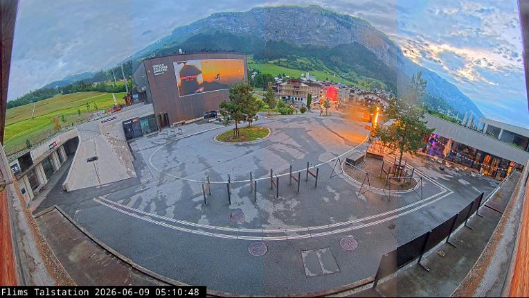 Webcam Flims Laax Falera: Flims Station