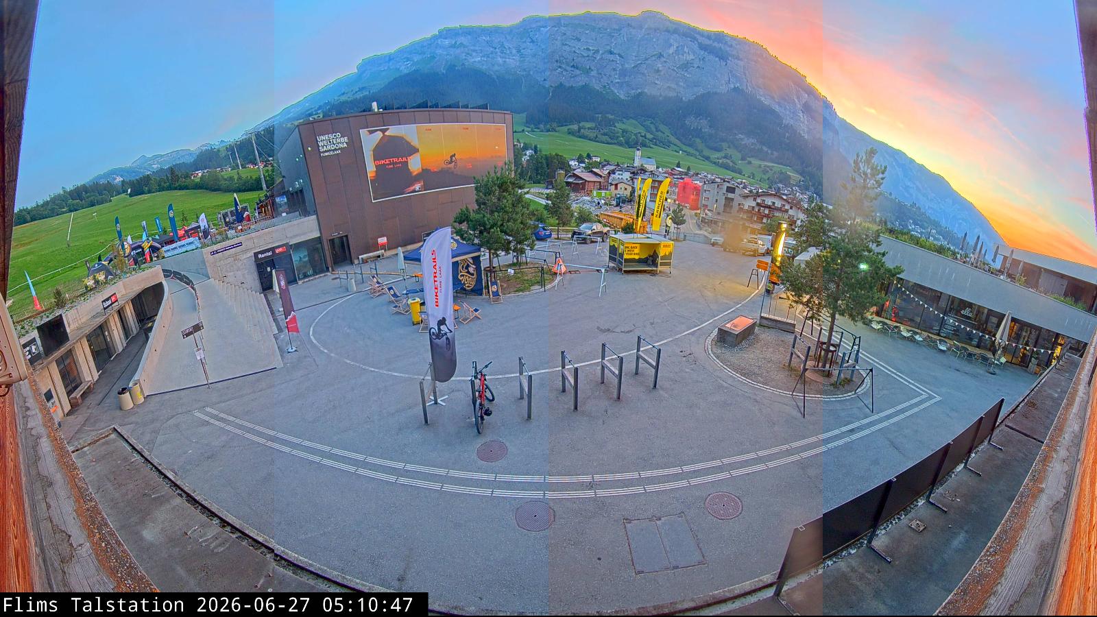 Webcam Flims Laax Falera: Flims Station