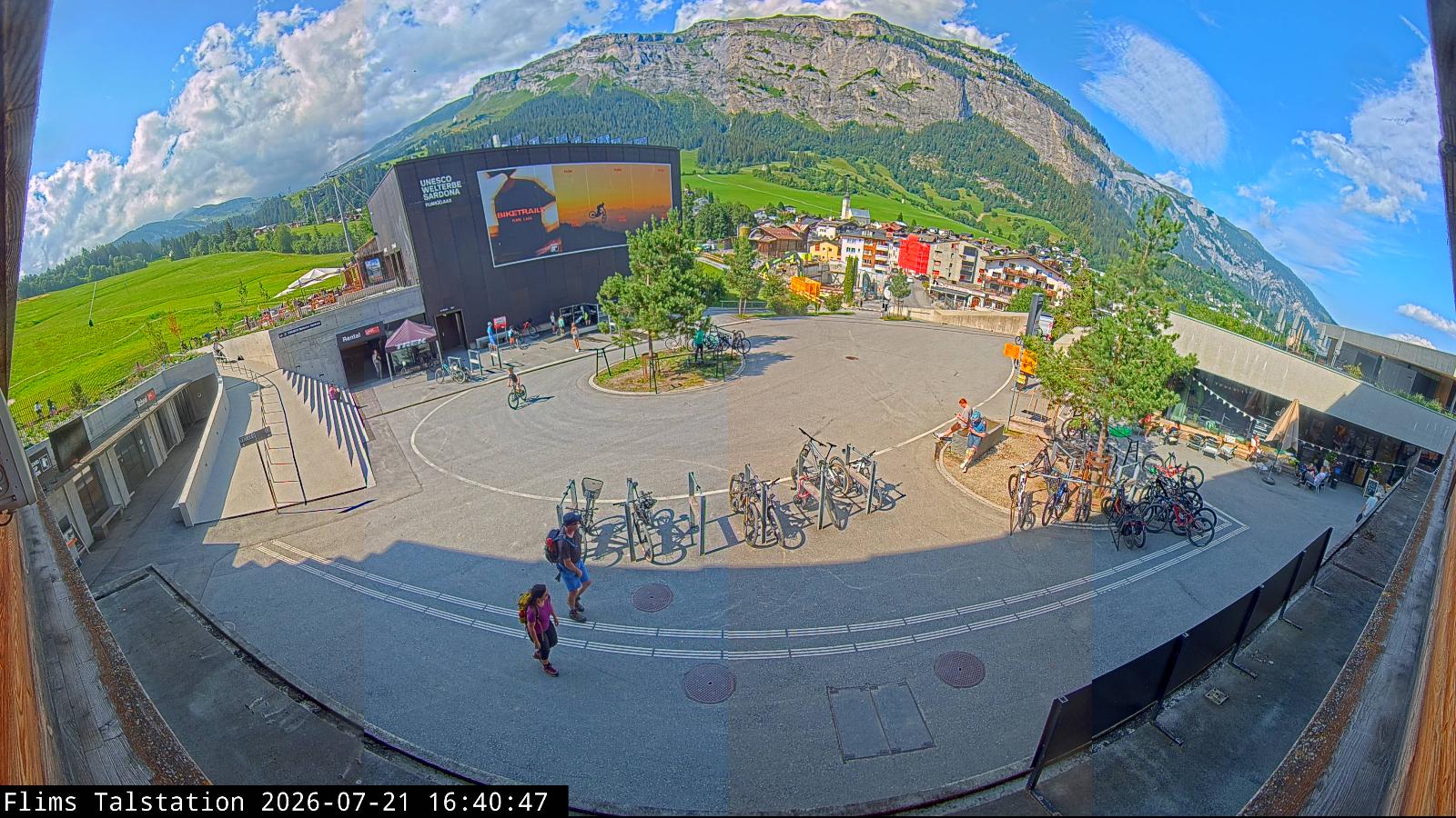 Webcam Flims Laax Falera: Flims Station