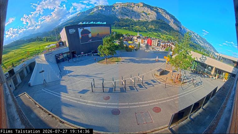 Webcam Flims Laax Falera: Flims Station
