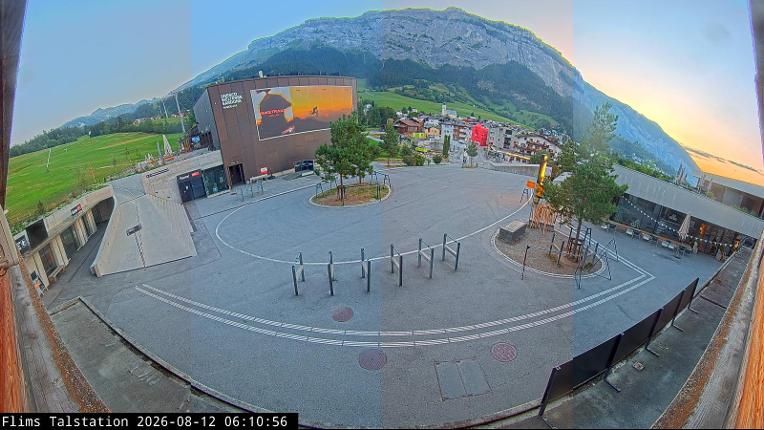 Webcam Flims Laax Falera: Flims Station