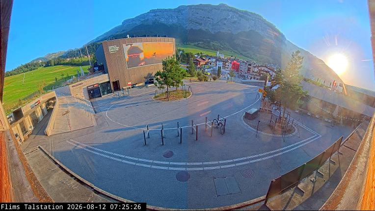 Webcam Flims Laax Falera: Flims Station