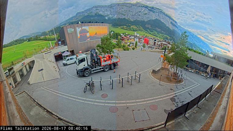 Webcam Flims Laax Falera: Flims Station