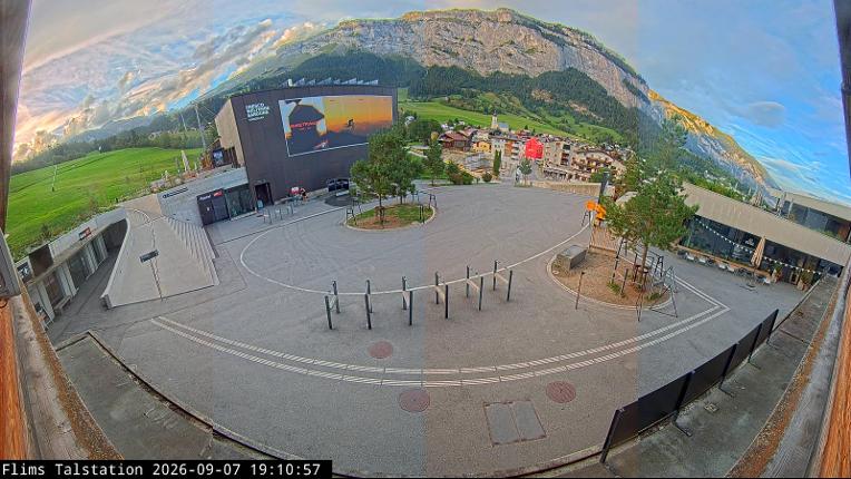 Webcam Flims Laax Falera: Flims Station