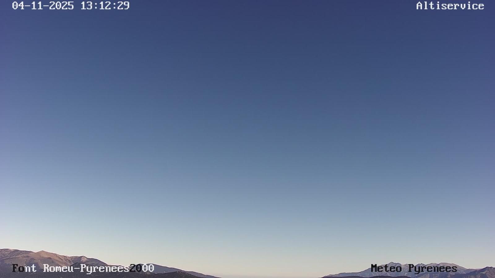 Webcam Font Romeu - Pyrénées 2000: Sommet