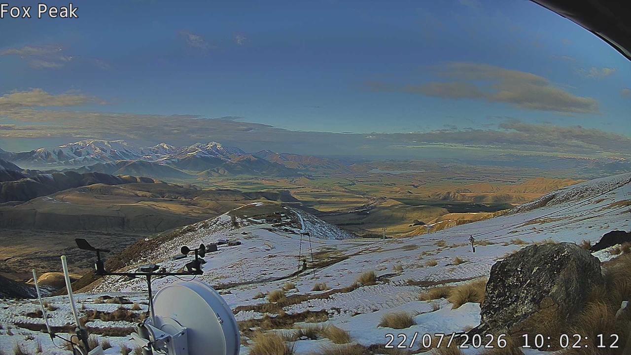 Webcam Fox Peak: Tasman tow shed