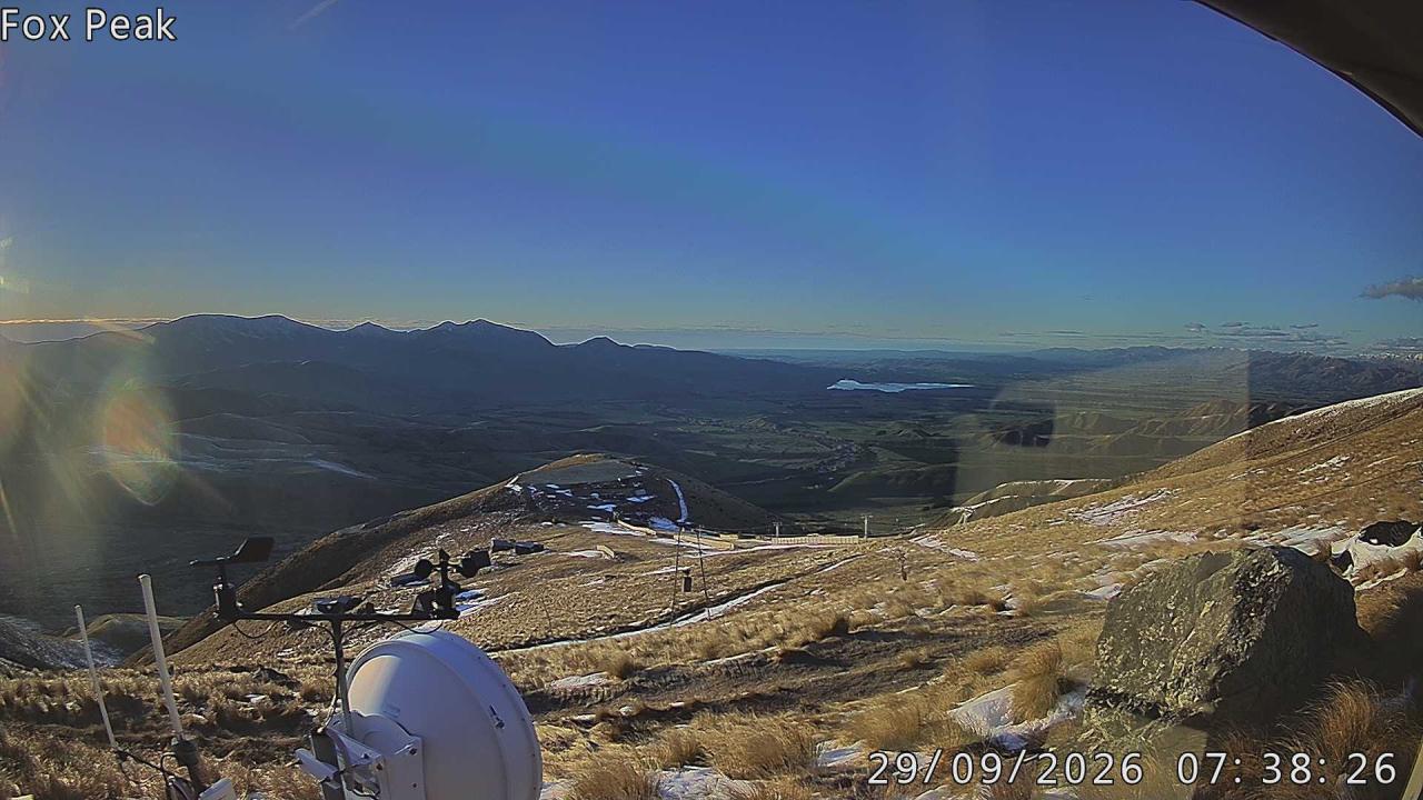 Webcam Fox Peak: Tasman tow shed