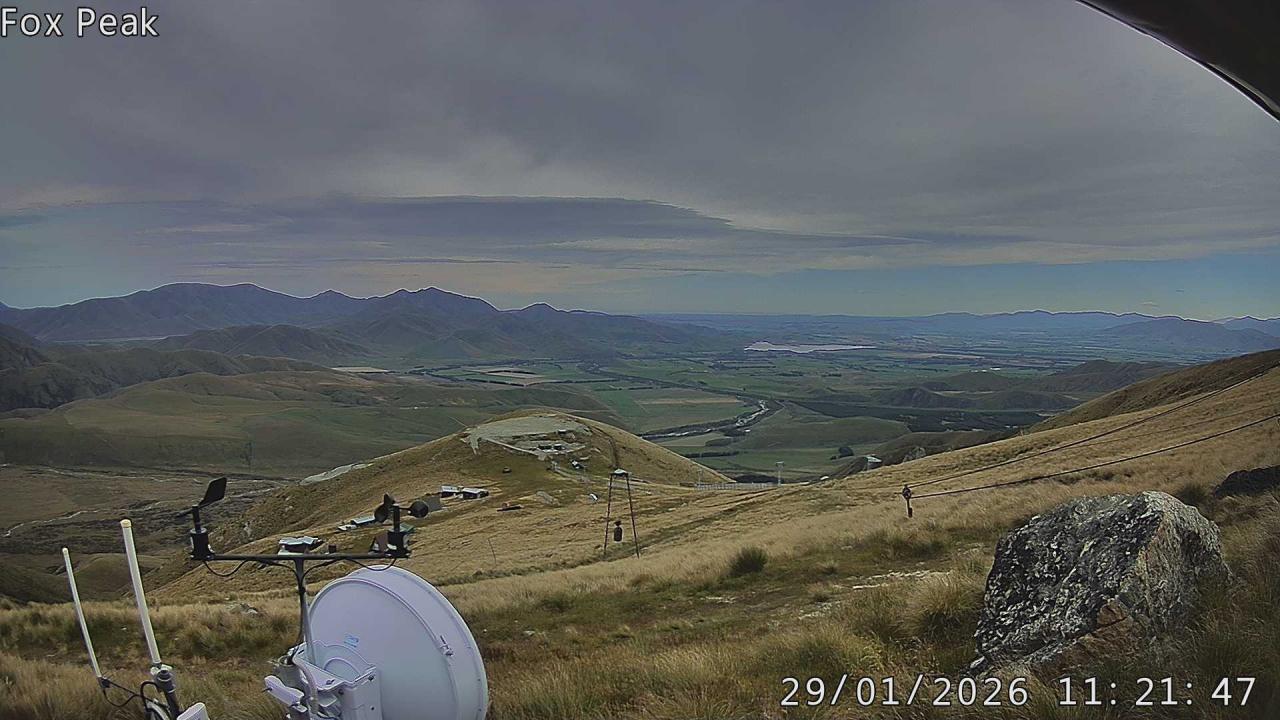 Webcam Fox Peak: Tasman tow shed