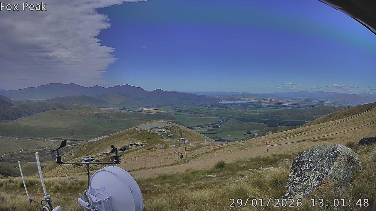 Webcam Fox Peak: Tasman tow shed