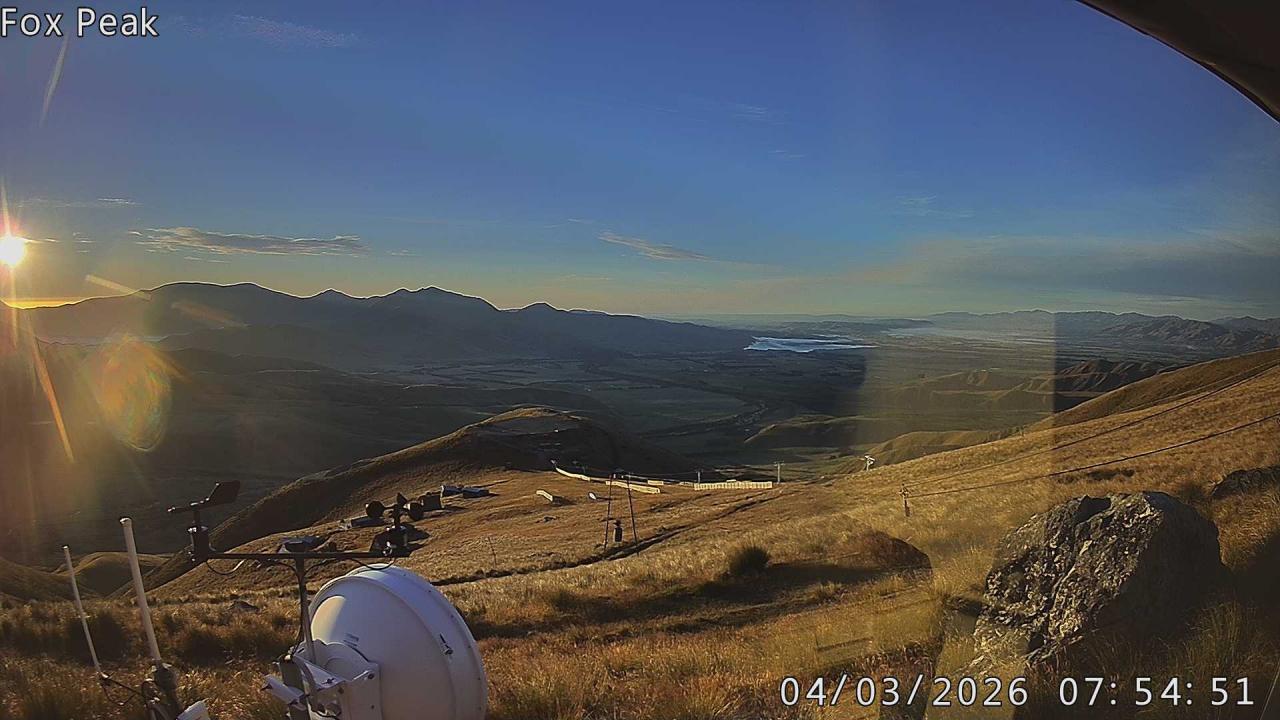 Webcam Fox Peak: Tasman tow shed