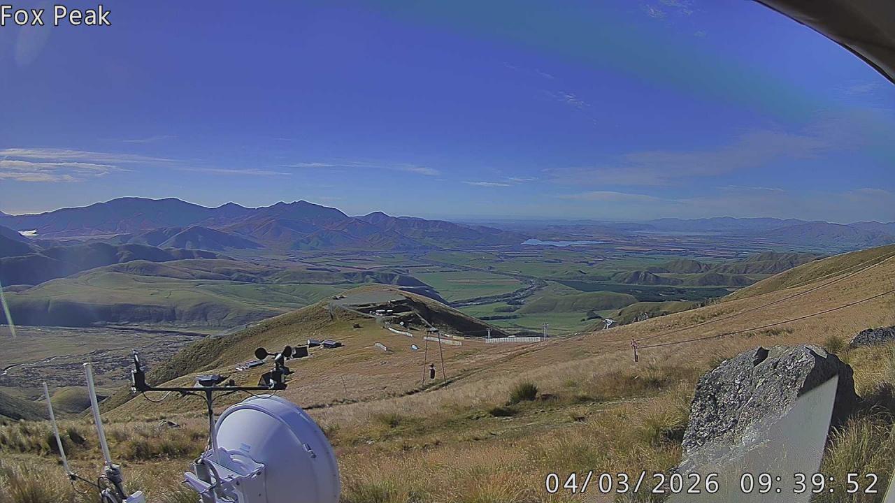 Webcam Fox Peak: Tasman tow shed