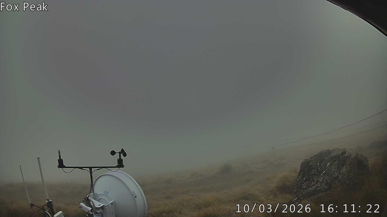 Webcam Fox Peak: Tasman tow shed