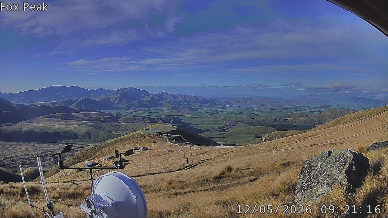 Webcam Fox Peak: Tasman tow shed