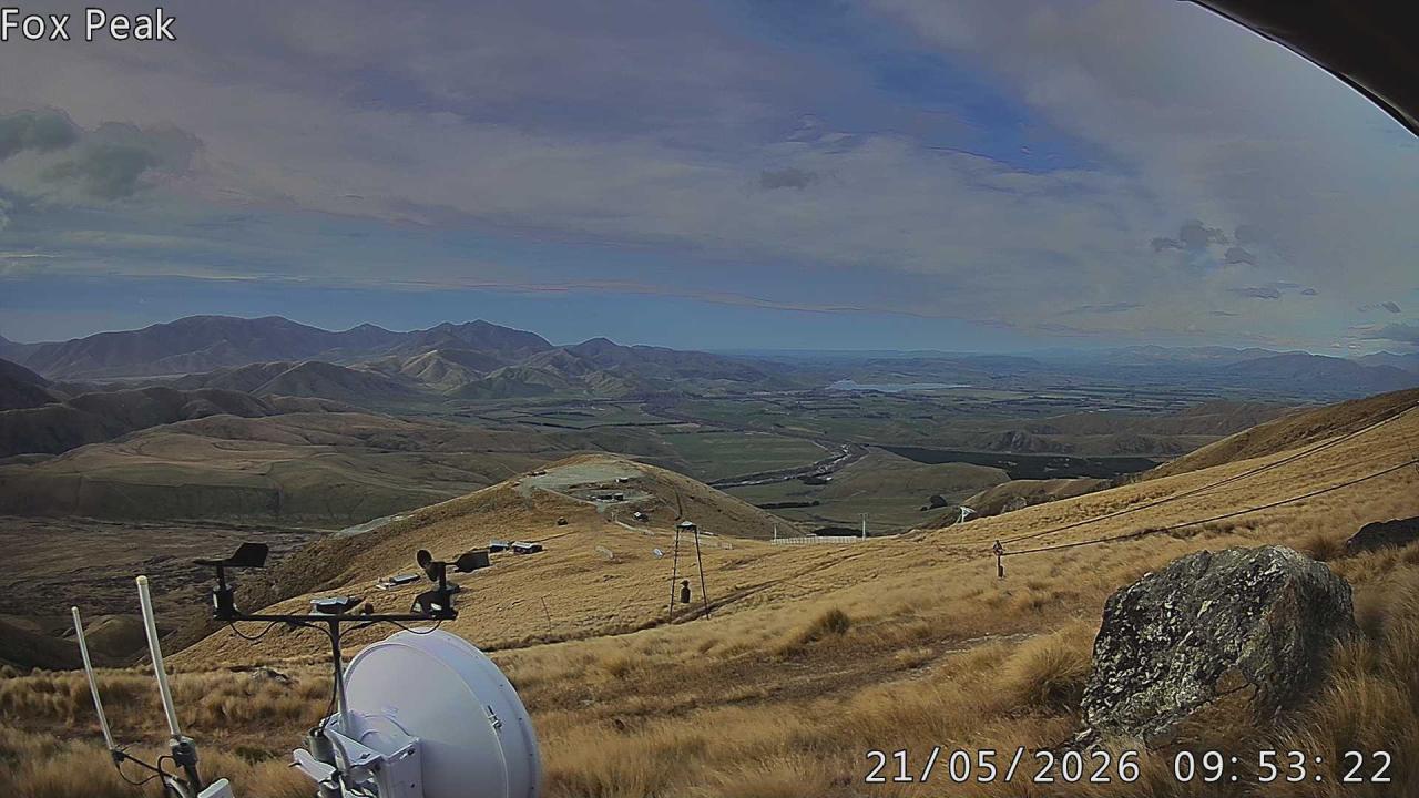 Webcam Fox Peak: Tasman tow shed