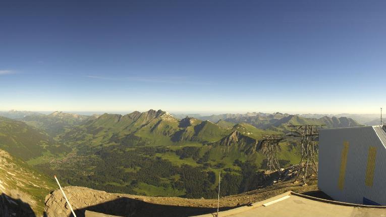 Webcam Glacier 3000: Cabane 2525m
