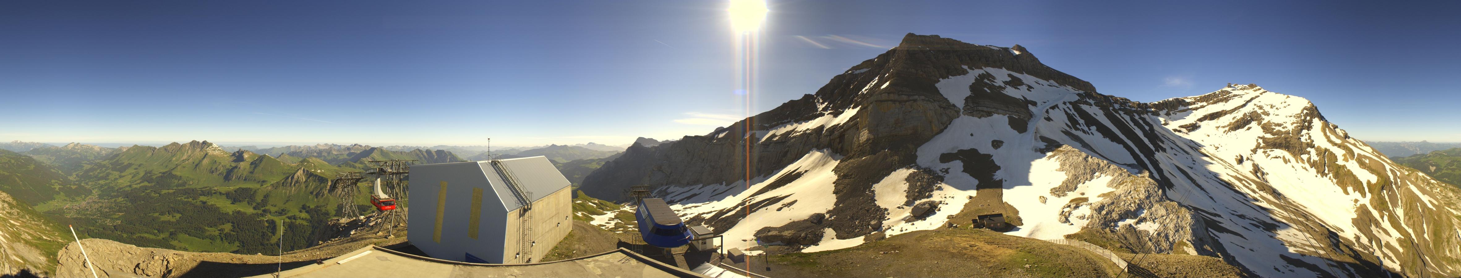Webcam Glacier 3000: Cabane 2525m