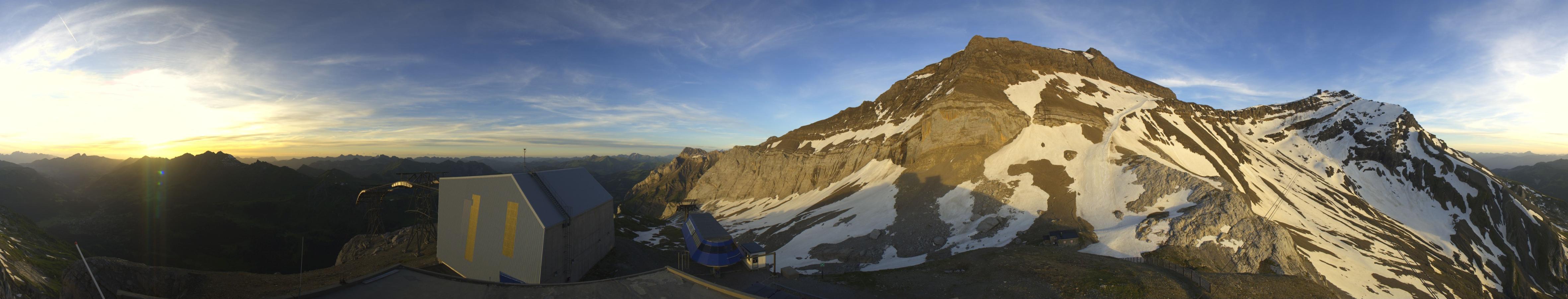 Webcam Glacier 3000: Cabane 2525m